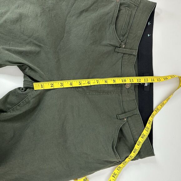 Lularoe Jeans Womens 36 Green Twill Skinny Stretch High Rise Comfort Office - Picture 10 of 13